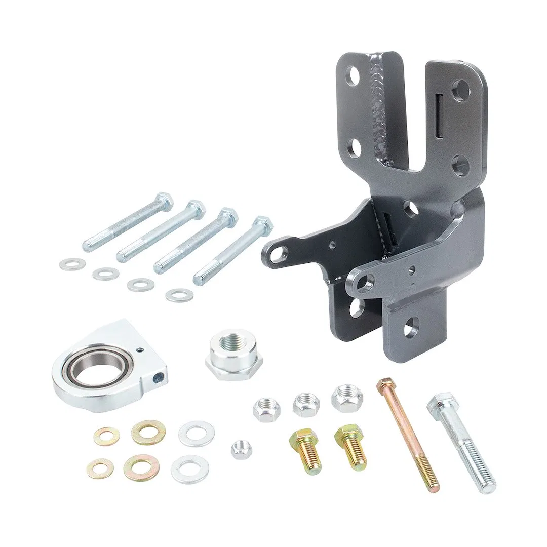 8069-04 – SYNERGY Track Bar Bracket Brace, Bolt-On Frame Side Mount Black Steel With Track Bar And Sector Shaft Brace...